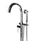 Castello Usa Neptune Freestanding Chrome Gooseneck Tub Filler Faucet with Float Handle CB-F04-CR-J0805 - alternate 7